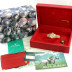 Rolex Lady Datejust President Ref 69178 18K Gold Silver Tapestry